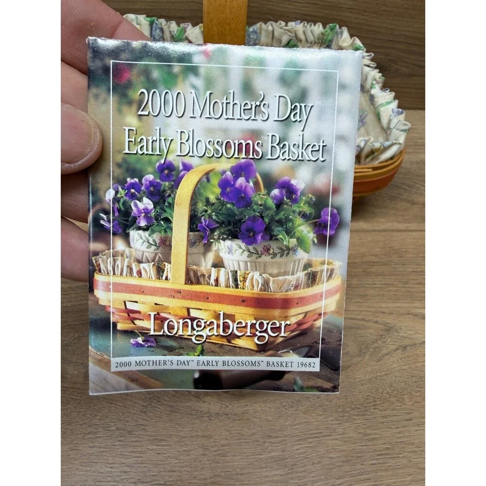 Longaberger 2000 Mother's Day Early Blossoms Basket 19682 Century Celebration